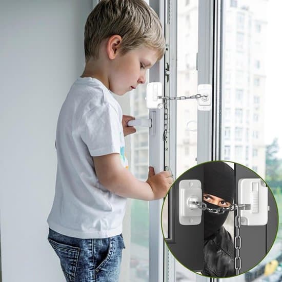 2-pack fönsterbegränsare, dubbellåsande design, barnsäkerhet, vit