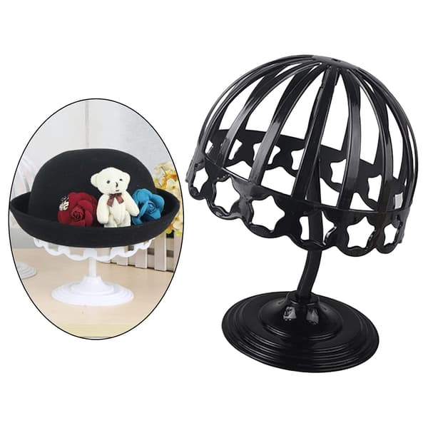 Baby parykhætte ramme, plastik, 52cm, sort