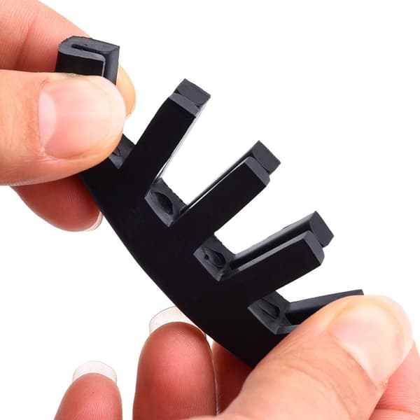 Gummi cello mute øvelse stilhed, sort