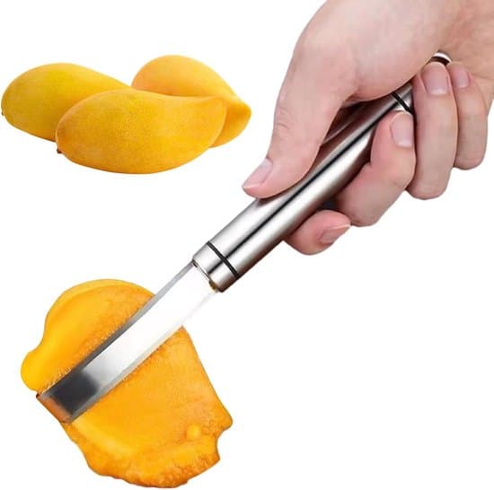 Mango Core Peeler | Mango Cutter Core Removing Tool, Mango Removing Core Tool, Fruit Slicer Cutter med ergonomiske håndtag til køkkenet