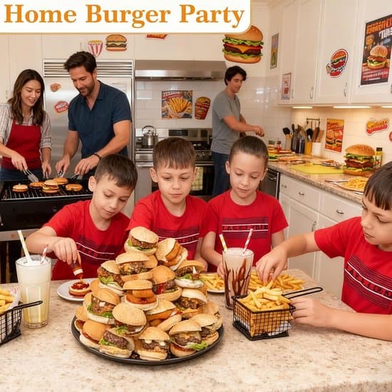Mini Hamburgerkakpress - 3-i-1 Non-stick Aluminiumform