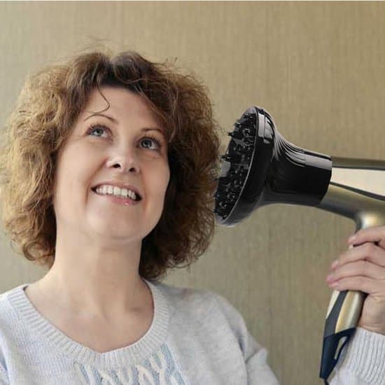 Justerbar diffuser til hårtørrer - Til krøllet hår - Til tykt hår - Til bølget hår og til naturligt hår - Professionel hårtørrer diffuser
