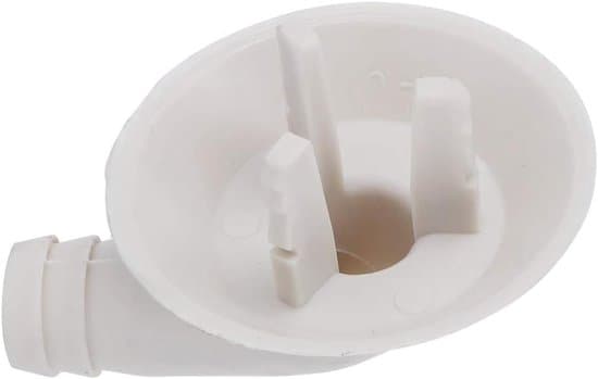 Luftkonditioneringsavgasanslutning - armbåge - 26 mm - vit
