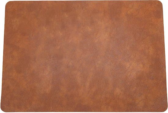 Brun 43 x 30 cm Vandtæt og Skridsikker Silikone Måtte til Kæledyrsfoder og Vand