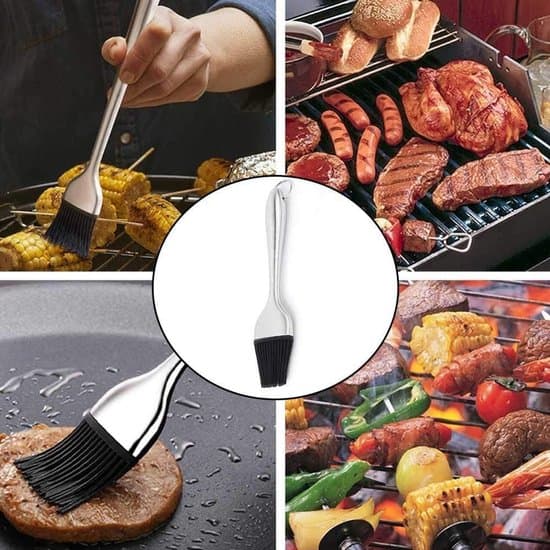 2-delat BBQ Silikonborstset för matkonservering och bakning