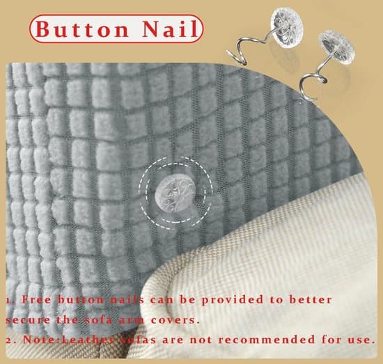 Set med 2 lyxiga stretcharmstödsskydd för stolar och soffor