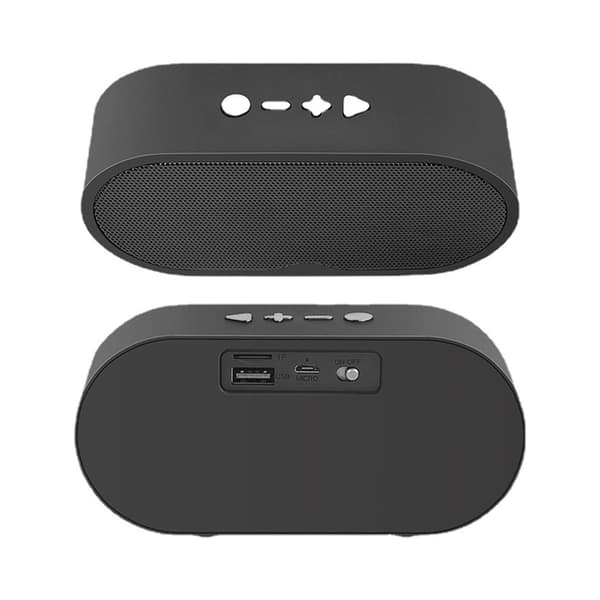 Bluetooth-högtalare, bärbar Bluetooth-högtalare, stöder Bluetooth 5.0, inkluderar även TF-kort, AUX-ljudkabel och USB-minne.