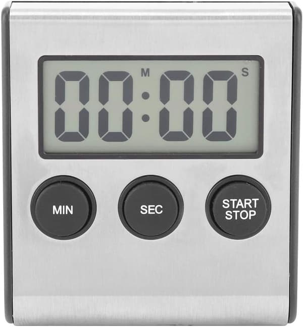Digital timer, indendørs bord-/vægmonteret vækkeur-timer, digital køkkentimer