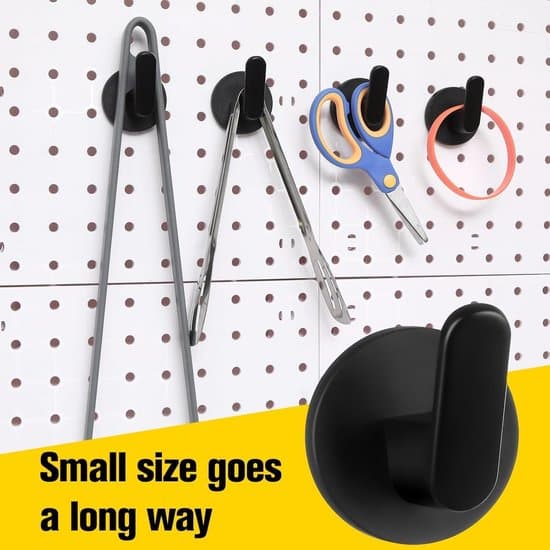2 Stykker Magnetiske Kroge Mat Sort - Rustfrit Stål Magnetisk Vægmontering til Køkken & Værksted