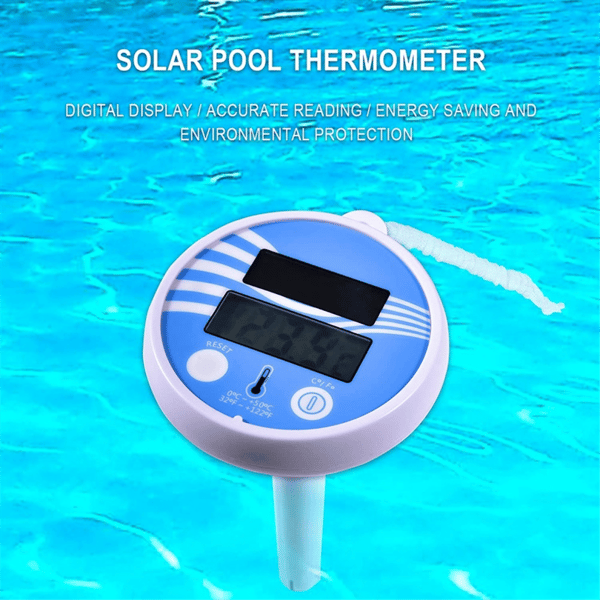 Trådløst flydende pooltermometer - Soldrevet digitalt pooltermometer