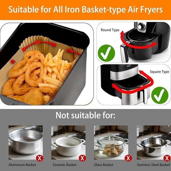 Airfryer bakplåtspappersmagneter, 12 silikonmagneter