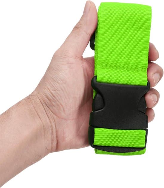 4-delt 200 cm x 5 cm justerbart bagagestrop-sæt i polyester