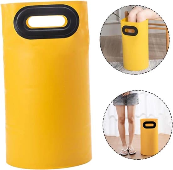 Fodbadskar, sammenklappelig vandspand, plastik, 16 liter