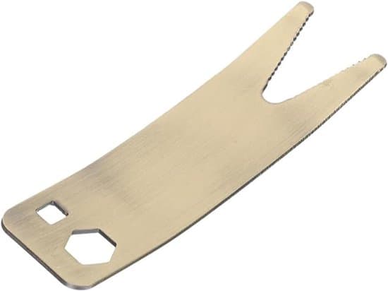 Multifunktionel elektrisk guitar-nøgle til reparation og justering.