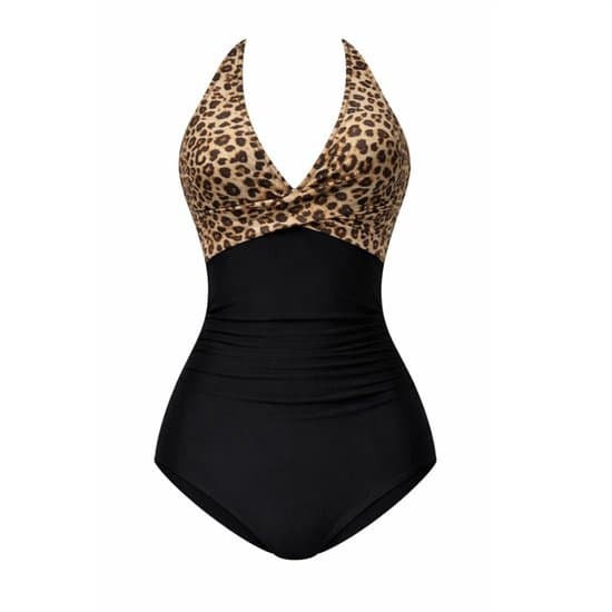 Baddräkt med leopardmönster - Damkläder - Bikini