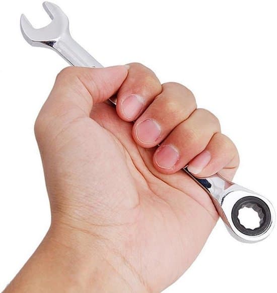 Nøgle - Gaffelnøgle - Åben gaffelnøgle - Ringnøgle - 13 mm - Værktøj