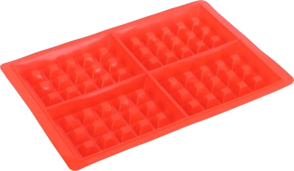 To genanvendelige silikone DIY vaffelforme