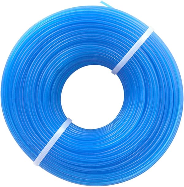 100-meter plæneklipperledning (1,6 mm diameter) spoleudskiftning til ukrudtsklippere, blå.
