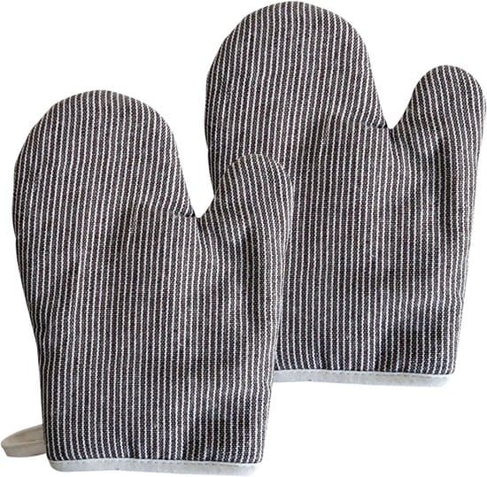 Ugnsvantar (ett par) - Köksvantar - Isolerade - Andningsbart material - 26cm - Grön