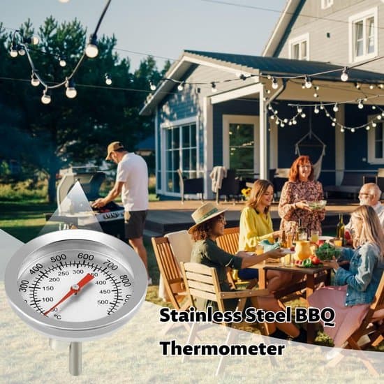 Kulgrill & Ryger Højtemperatur Barometer Termometer, 50-600℃
