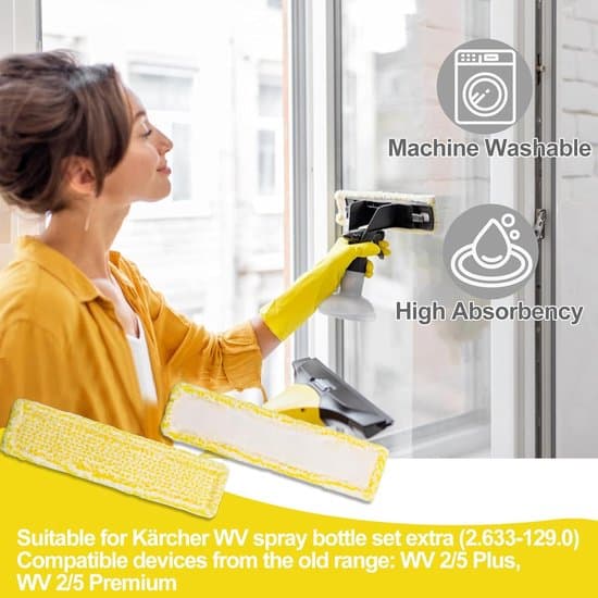 6-pack mikrofiberdukar - för Karcher WV2 & WV5
