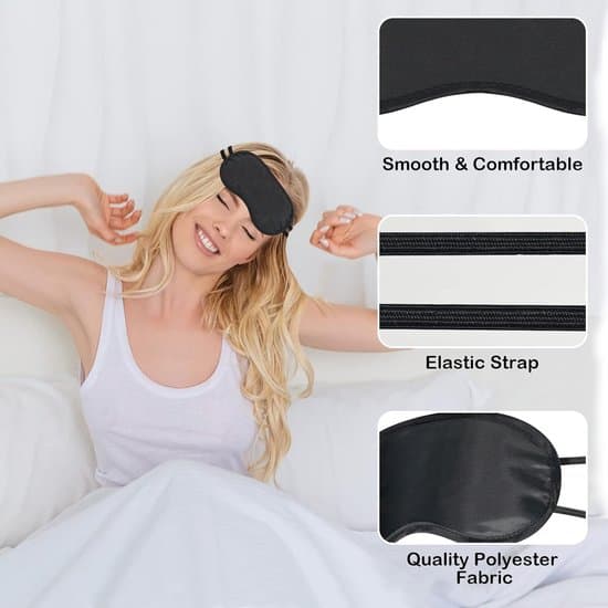 Sovmasker - bekväma och ljusblockerande - 50-pack