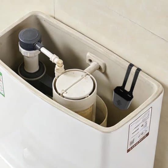 Toiletkumme rengøringstabletholder - 2-delt sæt - Holdbart ABS-materiale