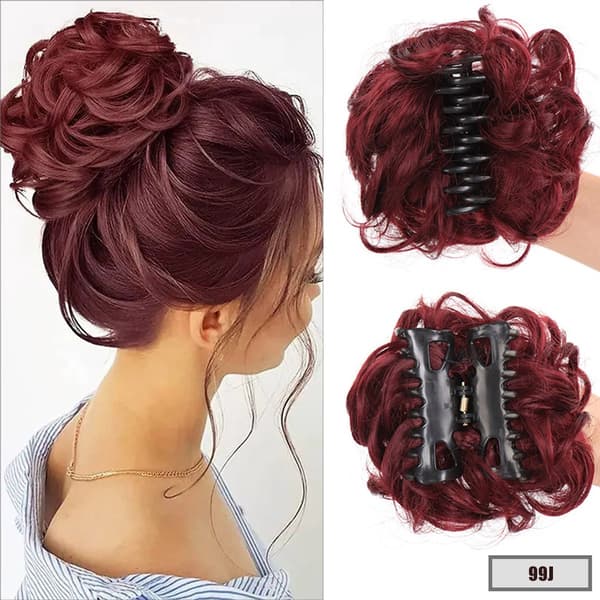 Hårband Peruk - Blomkålsbulle - Stil 5
