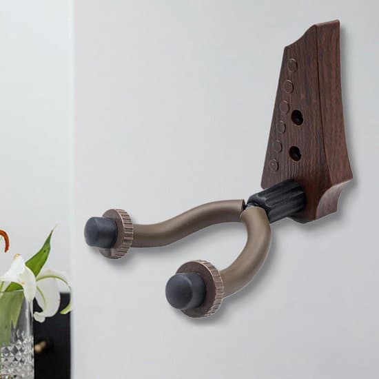 Gitarrväggfäste, fiol, ukulele, banjo, akustisk/elektrisk gitarrväggfäste, U-format professionellt stativ