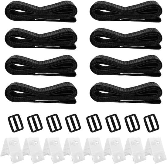 Poolöverdragstejp - Skyddstejp - Poolunderhåll - 8-pack - 280g - Svart