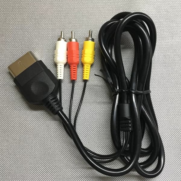 RCA AV lyd-/videokabel til Microsoft Xbox 1 (første generation) spillekonsol