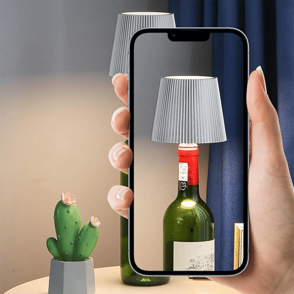 Trådlös LED-flasklampa, barskärm C