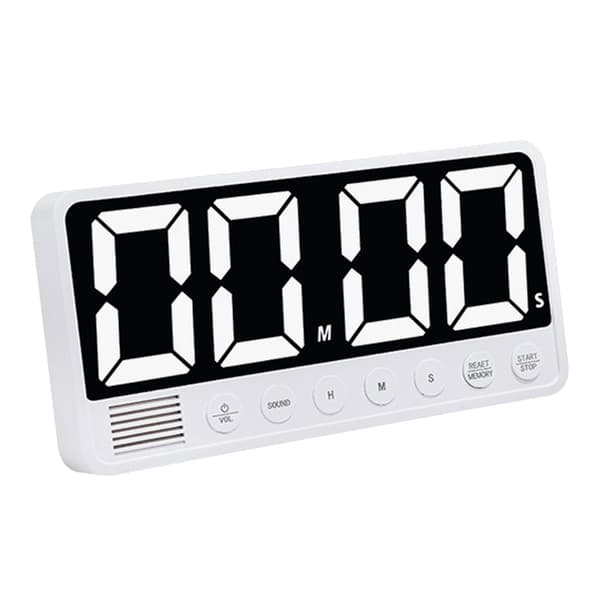 Digital timer, madlavningstimer, stopur, LED display timer, op/ned tæller, lærer/klasselokale/køkken timer