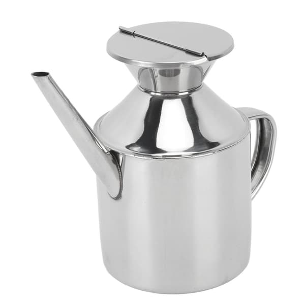Oliedispenser i rustfrit stål, multifunktionel oliedispenser, velegnet til sojasauce, eddike, madlavningsvin osv.