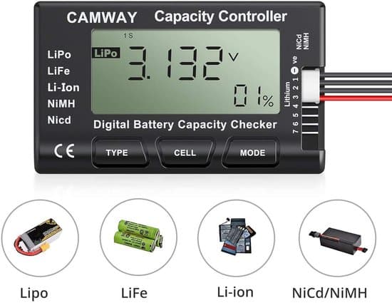 Mini Digital Batterikapacitetsmonitor RC Batteritester - Spændingstester til LiPo NiMH NiCd