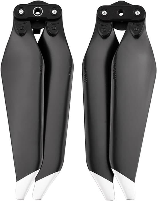 Erstatningspropeller til DJI Mavic Pro Platinum - 4 par, lav støj, quick release, sølv propelspidser