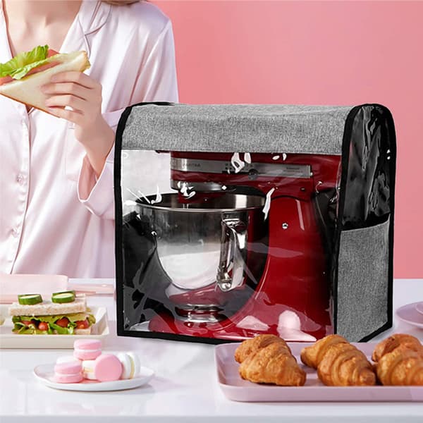 Pölysuoja KitchenAidin yleiskoneille ja muille tarvikkeille, harmaa