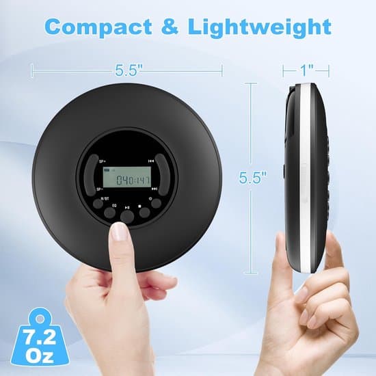 Bærbar CD-afspiller - Bluetooth - Anti-skip