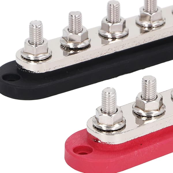 M8 strömfördelningsmodul, 2-pack, bussplintmodul, med lock