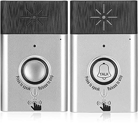 Trådlös dörrklocka med utomhusintercomsystem - effektiv räckvidd 200 mm