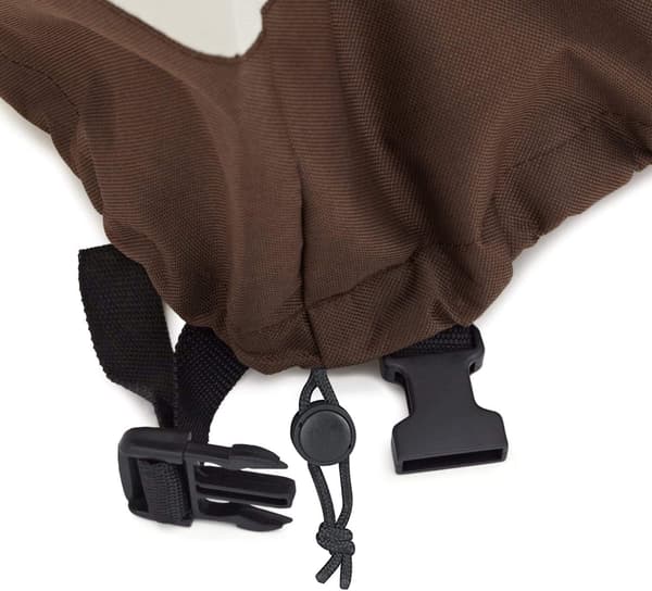 Amazon Basic Utomhusgrillöverdrag, Mått: 152*66*127cm, Beige/Ljusbrun