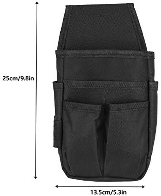 Værktøjsbælte/værktøjstaske - Multifunktionel - 600D polyester - Design med flere lommer
