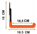 Vægmonteret cykelkrog, robust og holdbar