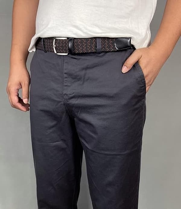 Vævet elastisk linning - Unisex - Nylonlinning - Passer til afslappede bukser