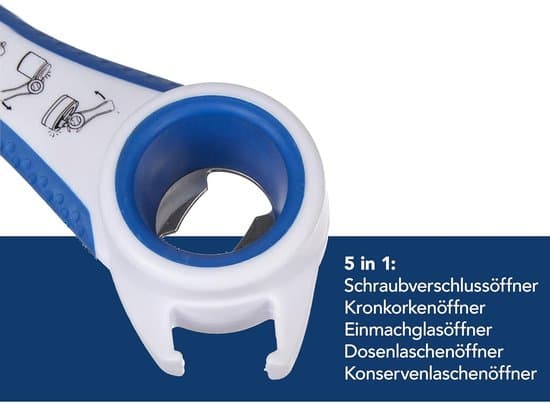 5-i-1 multifunktionsöppnare - mångsidig och ergonomisk - 1 styck