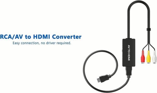 AV til HDMI-konverter - 1080P komposit lyd-videoadapter