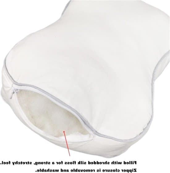 Blød knæpude i memoryskum til sidesovere, benstøtte