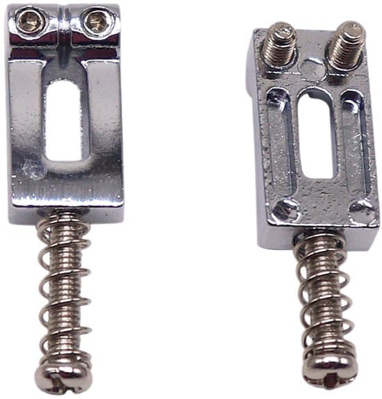 10 mm moderna gitarrstallar i rostfritt stål för elgitarr, originalfärg (set om 6)