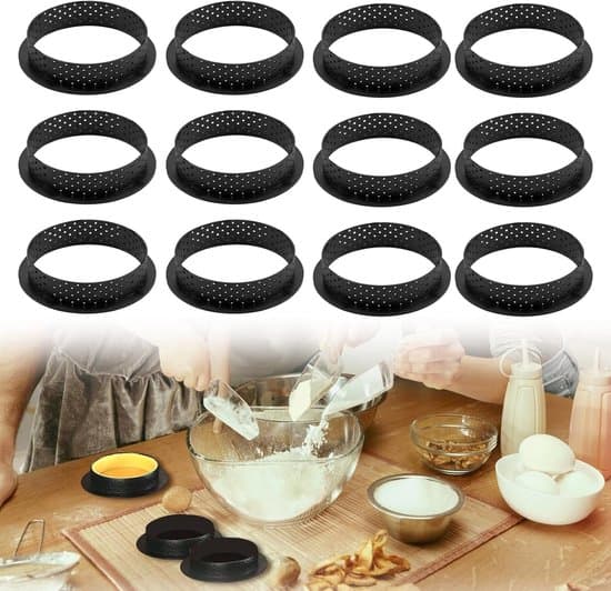 12-delt rund kageform - 9,7x2cm - Nylon - Sort