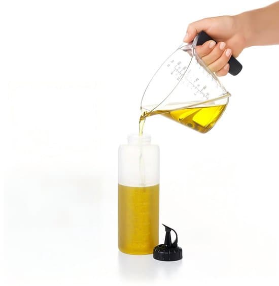 Koristeellinen pehmeä pullo – kastikepullo – kirkas/harmaa 350 ml